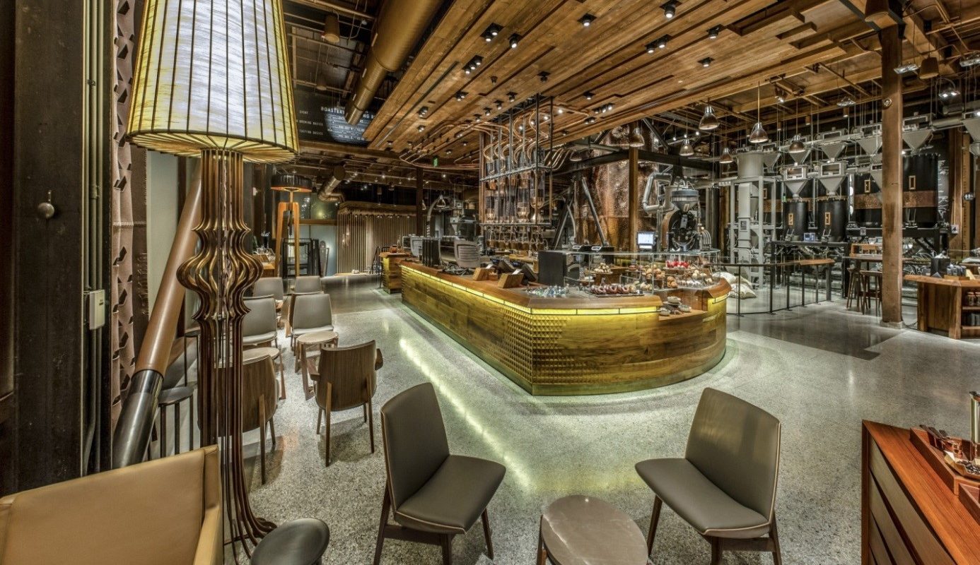 Case Study Starbucks Reserve Roastery Tasting Room Seattle Skis Painting Commercial Painters On Wa Interior And Exterior Contractor